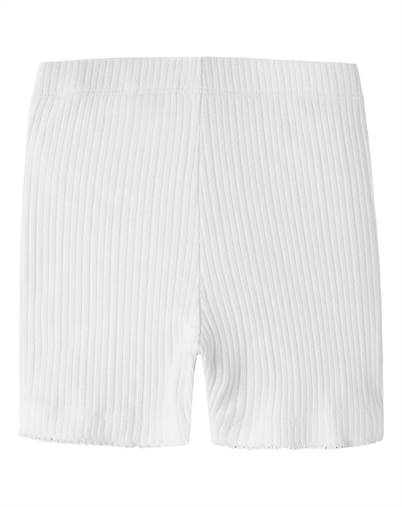 Name It - NMFJudy Slim Biker Shorts - Bright White